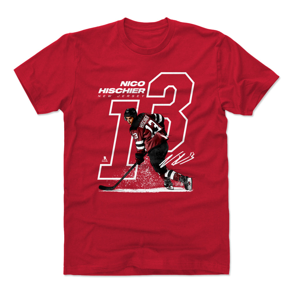 Nico Hischier Men's Cotton T-Shirt | 500 LEVEL