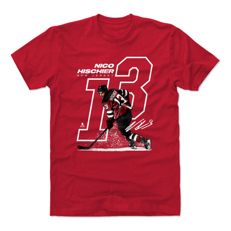 Nico Hischier Men's Cotton T-Shirt | 500 LEVEL