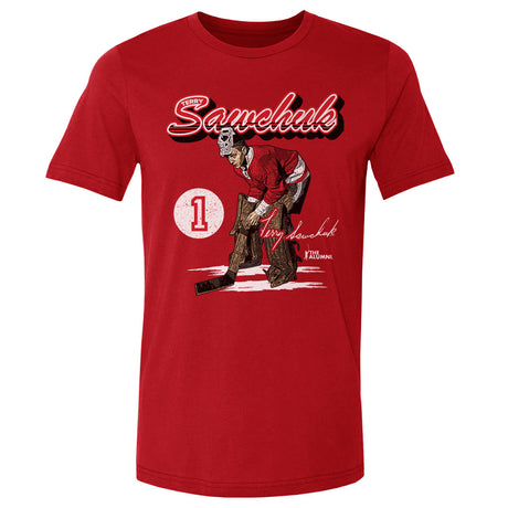 Terry Sawchuk Men's Cotton T-Shirt | 500 LEVEL