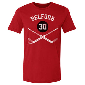 Ed Belfour Men's Cotton T-Shirt | 500 LEVEL
