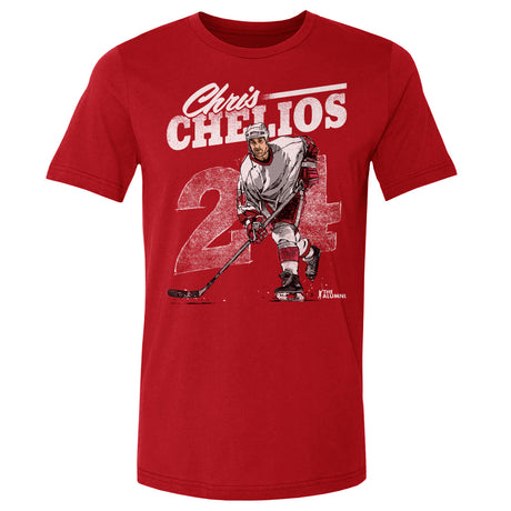 Chris Chelios Men's Cotton T-Shirt | 500 LEVEL