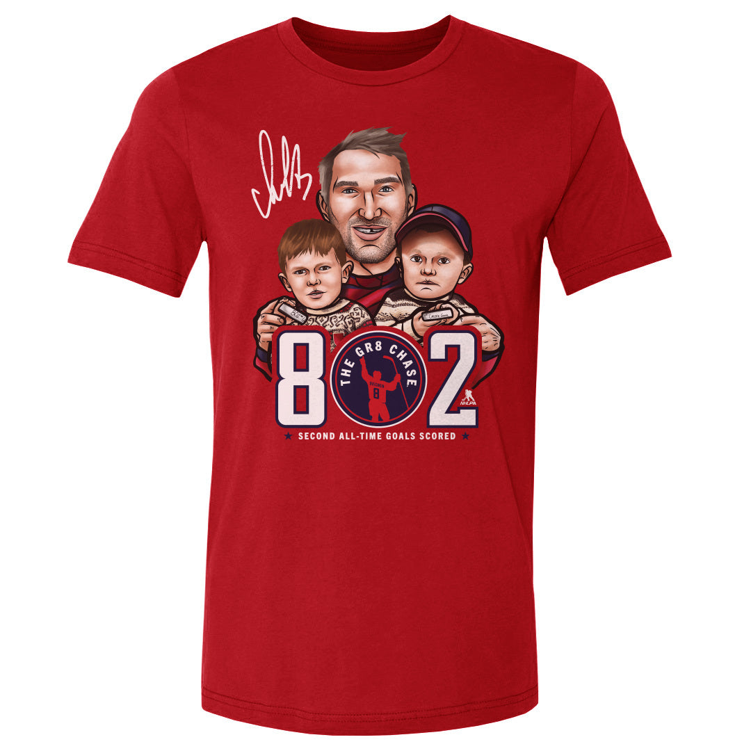 Alex Ovechkin Men's Cotton T-Shirt | 500 LEVEL
