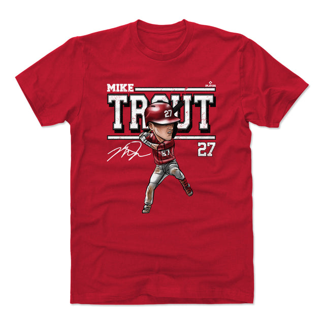 Mike Trout Men's Cotton T-Shirt | 500 LEVEL