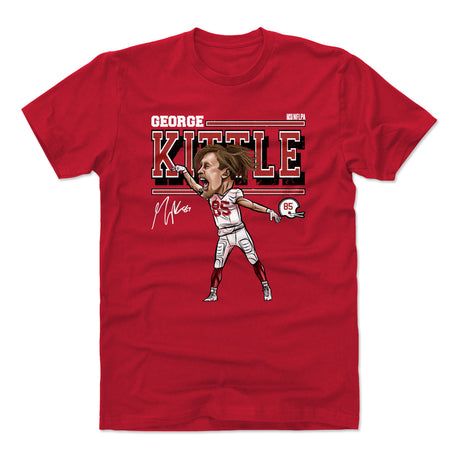George Kittle Men's Cotton T-Shirt | 500 LEVEL