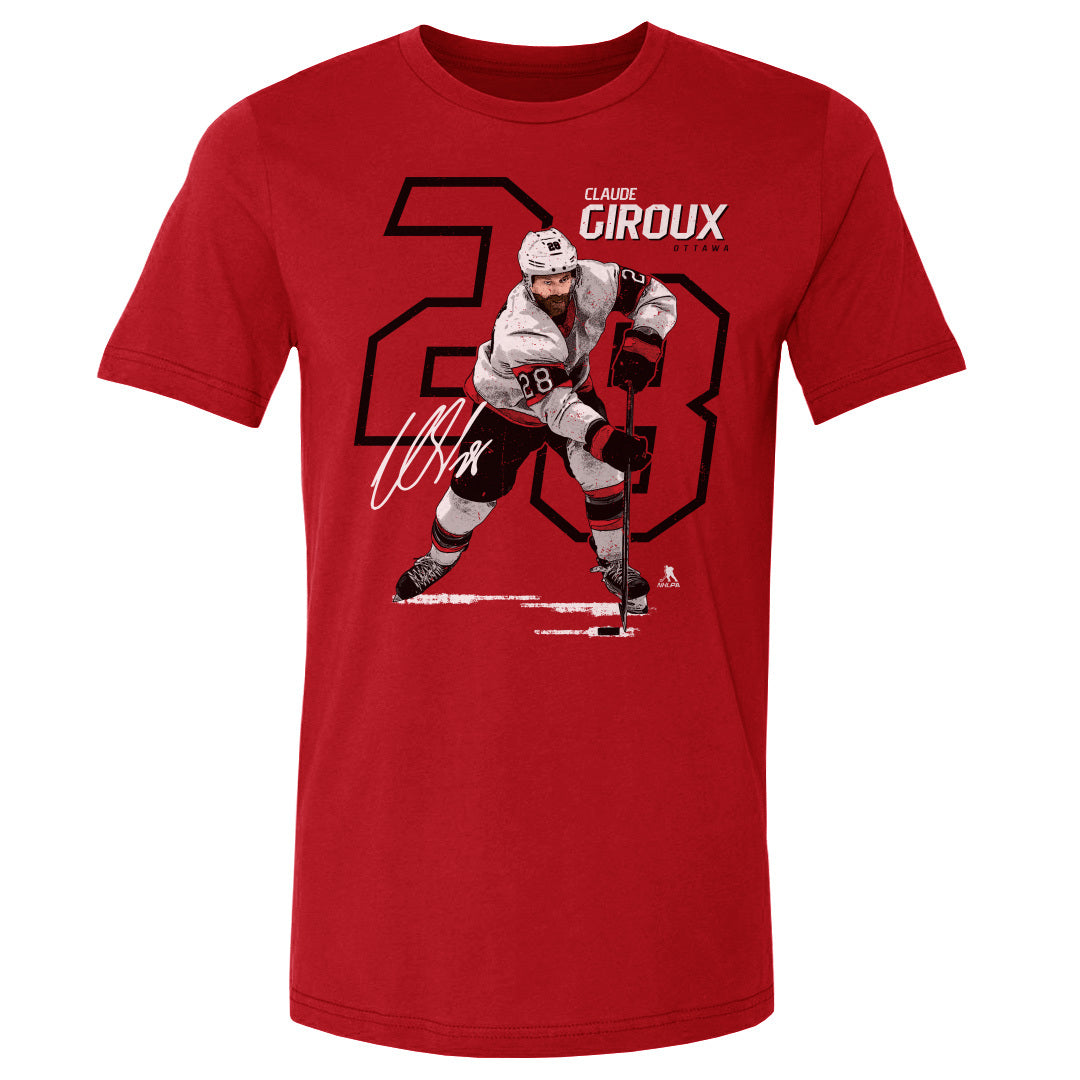 Claude Giroux Men&#39;s Cotton T-Shirt | 500 LEVEL