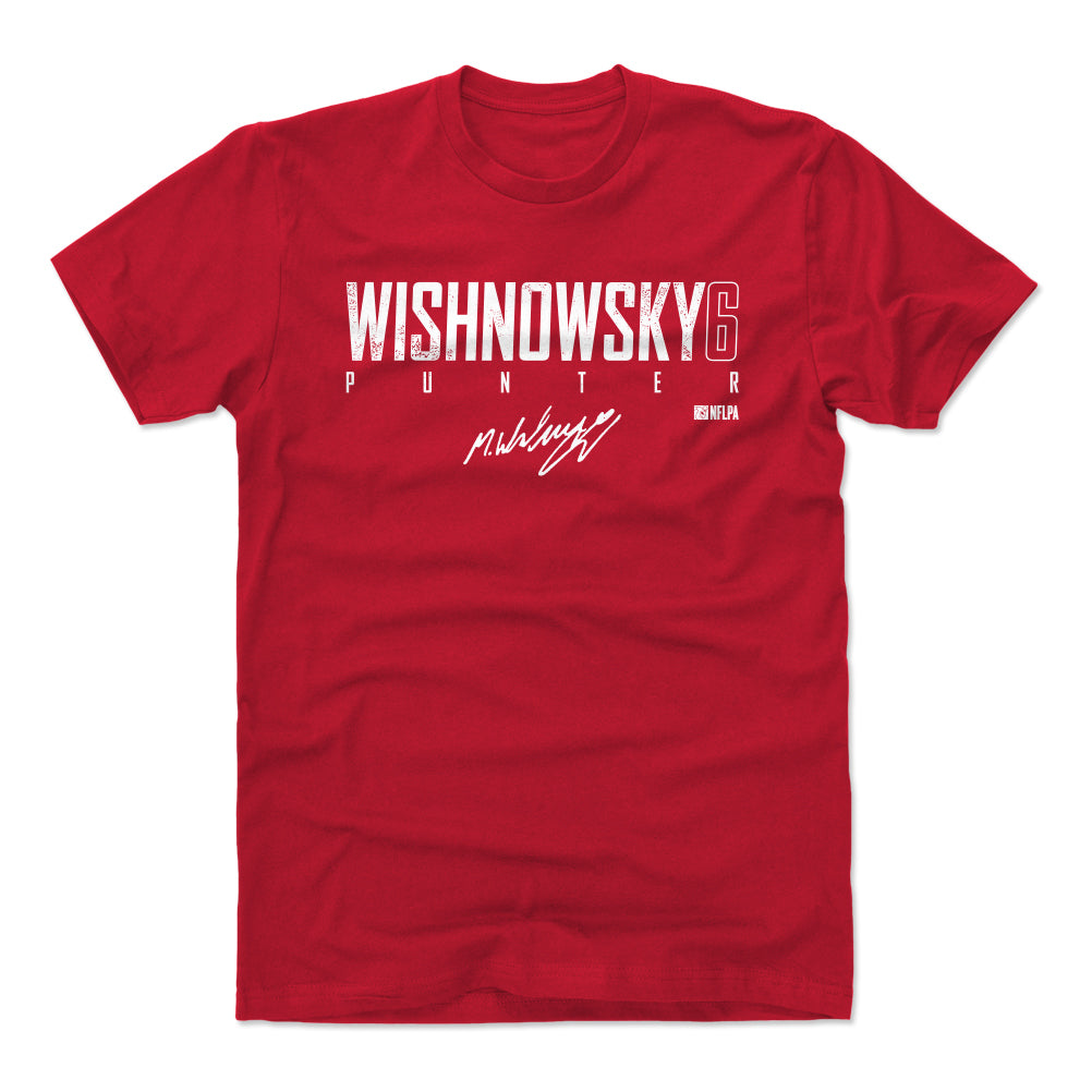 Mitch Wishnowsky Men&#39;s Cotton T-Shirt | 500 LEVEL