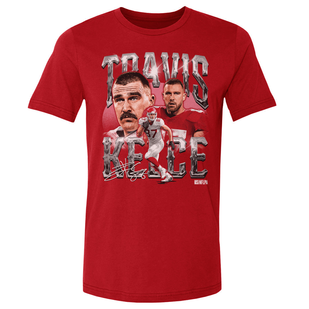 Travis Kelce Men's Cotton T-Shirt | 500 LEVEL