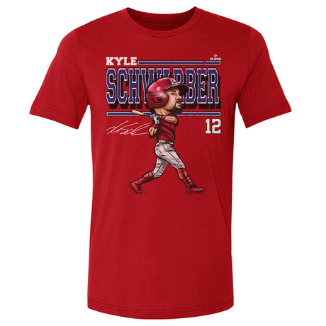 Kyle Schwarber Men's Cotton T-Shirt | 500 LEVEL