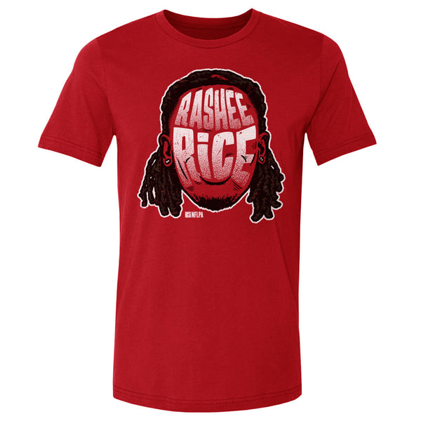 Rashee Rice Kansas City Player Silhouette Men's Cotton T-Shirt