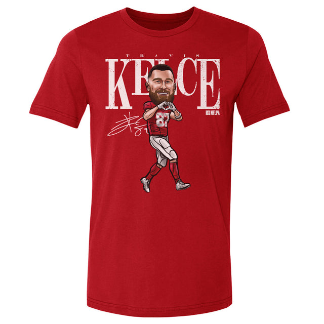 Travis Kelce Men's Cotton T-Shirt | 500 LEVEL