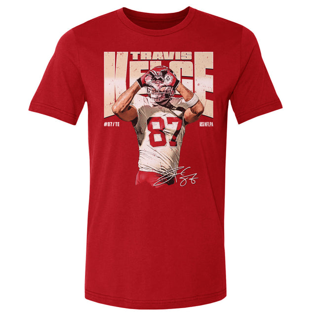 Travis Kelce Men's Cotton T-Shirt | 500 LEVEL