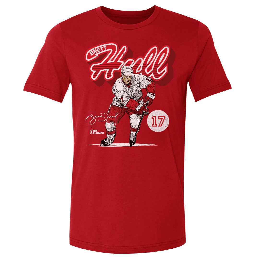 Brett Hull Men&#39;s Cotton T-Shirt | 500 LEVEL