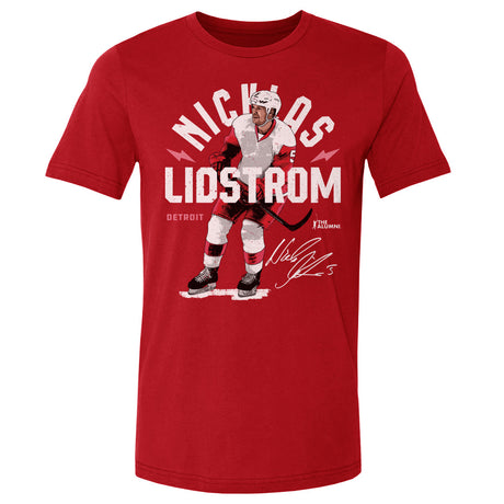 Nicklas Lidstrom Men's Cotton T-Shirt | 500 LEVEL