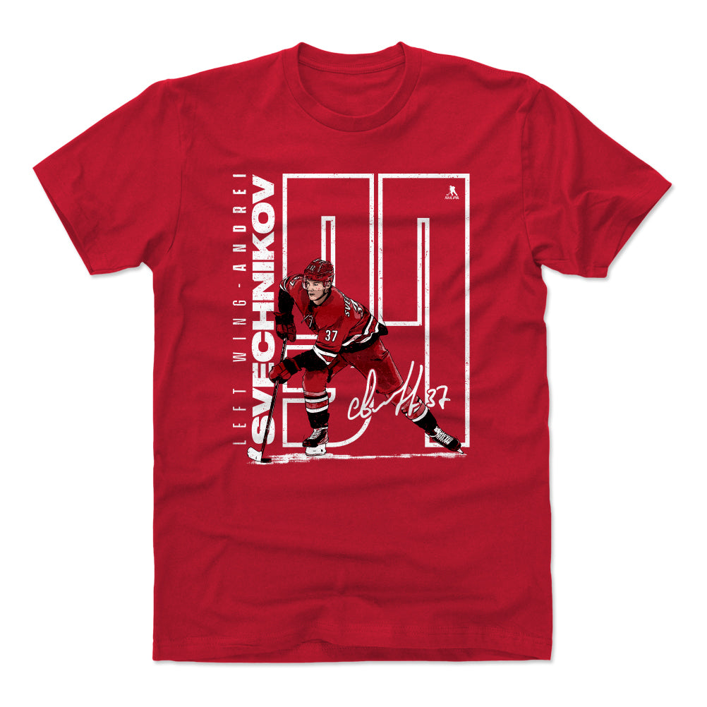 Andrei Svechnikov Men's Cotton T-Shirt | 500 LEVEL