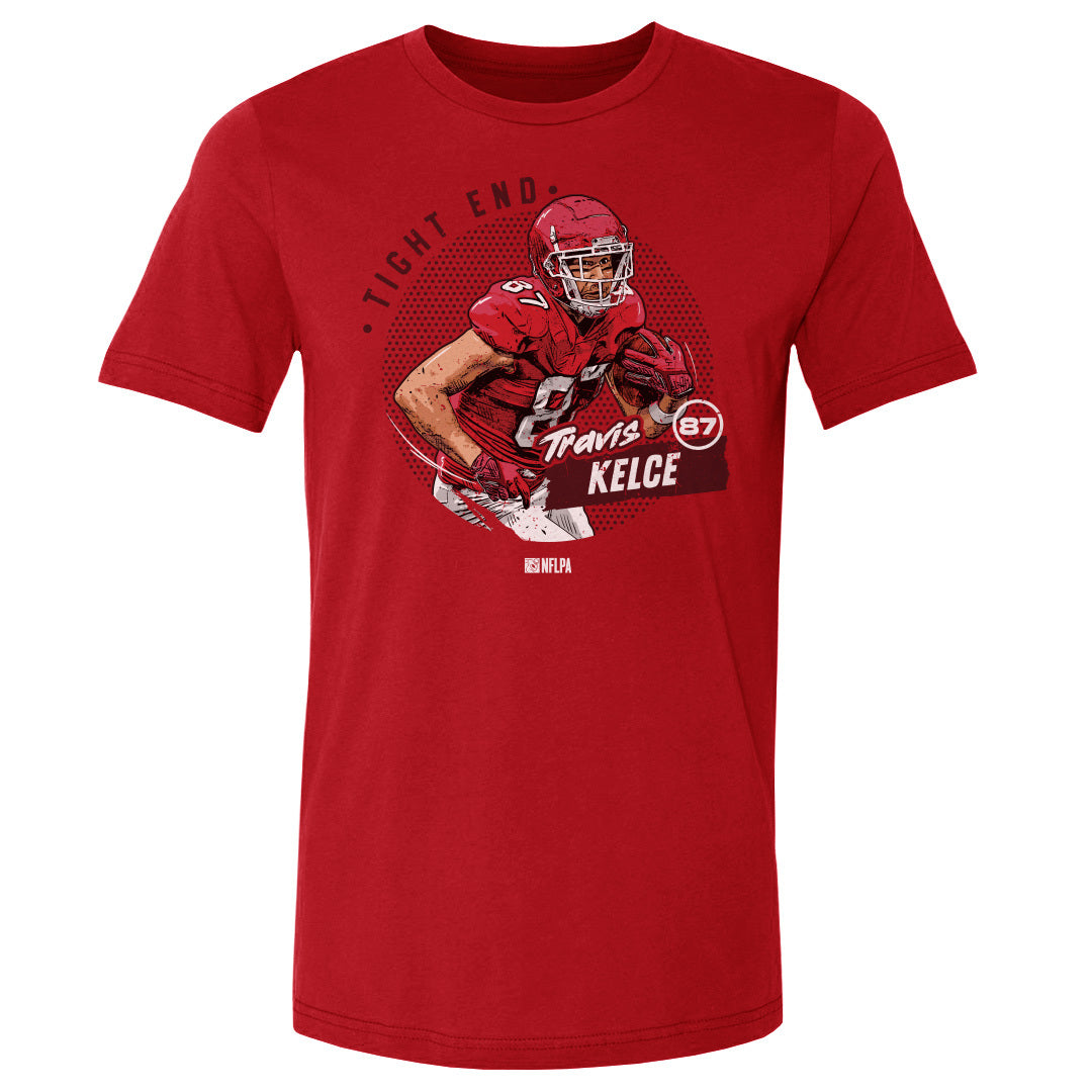 Travis Kelce Men's Cotton T-Shirt | 500 LEVEL