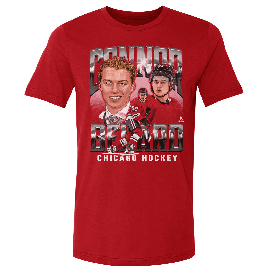 Connor Bedard Men's Cotton T-Shirt | 500 LEVEL