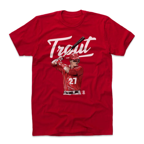 Mike Trout Men's Cotton T-Shirt | 500 LEVEL