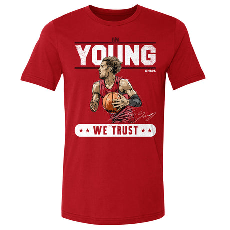 Trae Young Men's Cotton T-Shirt | 500 LEVEL