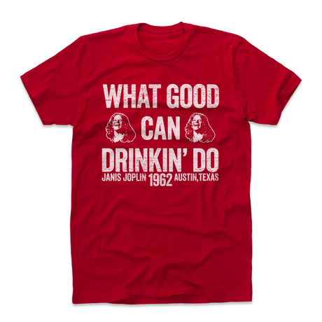 Janis Joplin Men's Cotton T-Shirt | 500 LEVEL