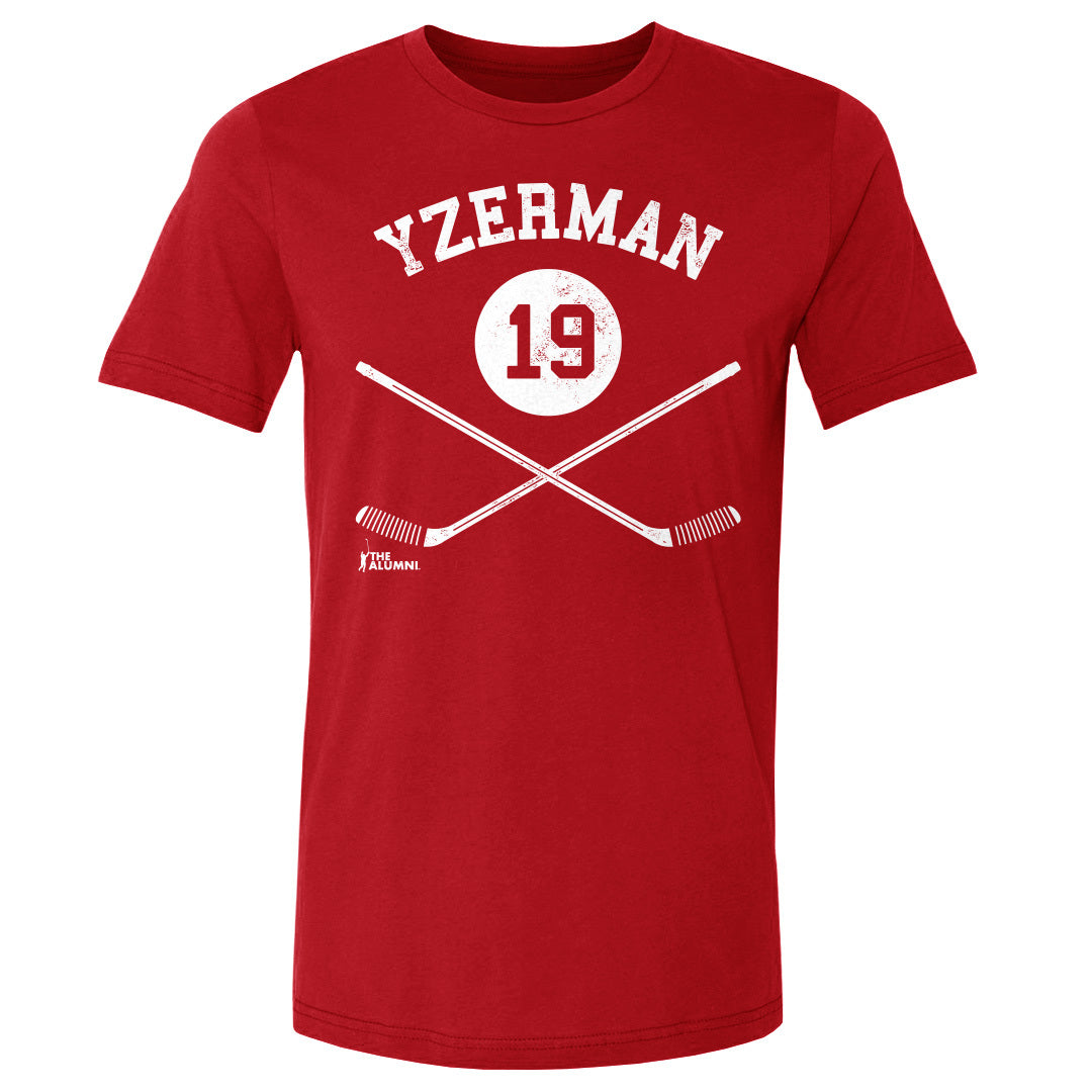 Steve Yzerman Men&#39;s Cotton T-Shirt | 500 LEVEL