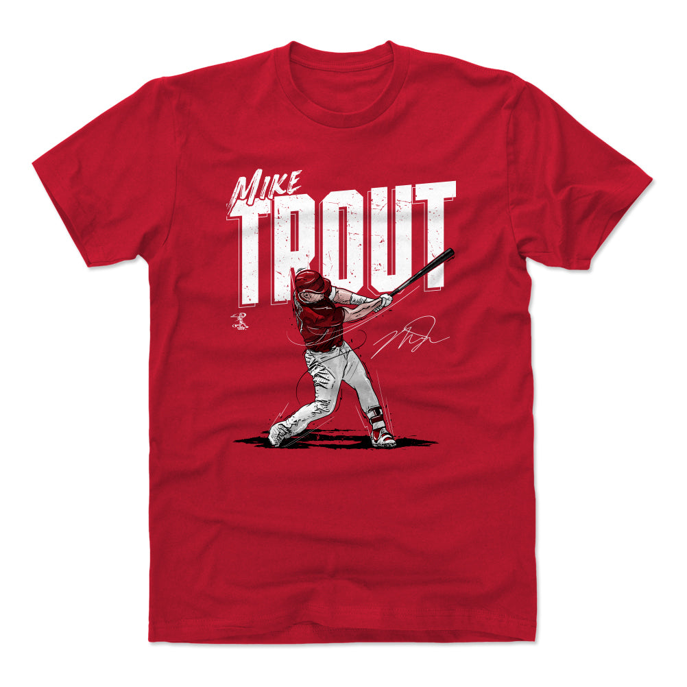 Mike Trout Men's Cotton T-Shirt | 500 LEVEL
