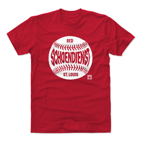 Red Schoendienst Men's Cotton T-Shirt | 500 LEVEL