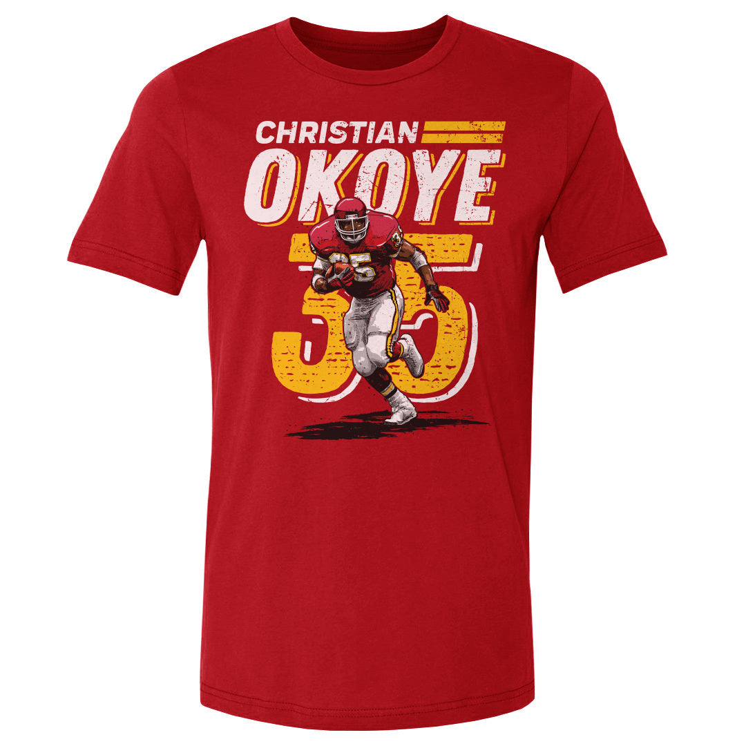 Christian Okoye Men&#39;s Cotton T-Shirt | 500 LEVEL
