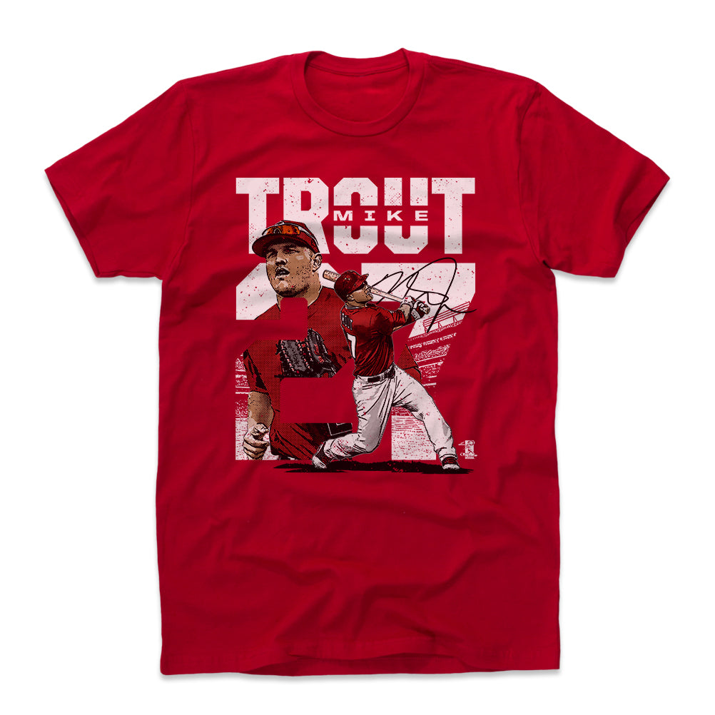 Mike Trout Men's Cotton T-Shirt | 500 LEVEL