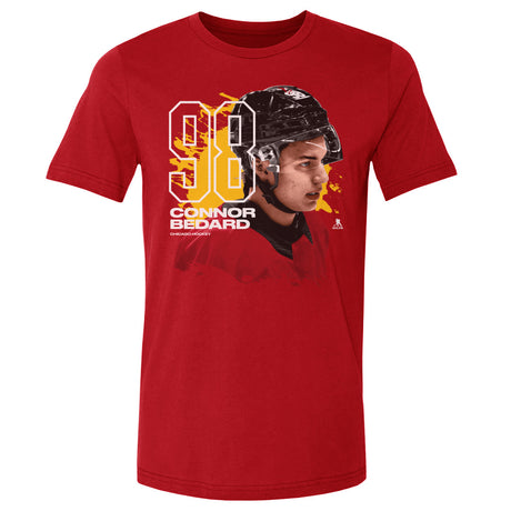 Connor Bedard Men's Cotton T-Shirt | 500 LEVEL