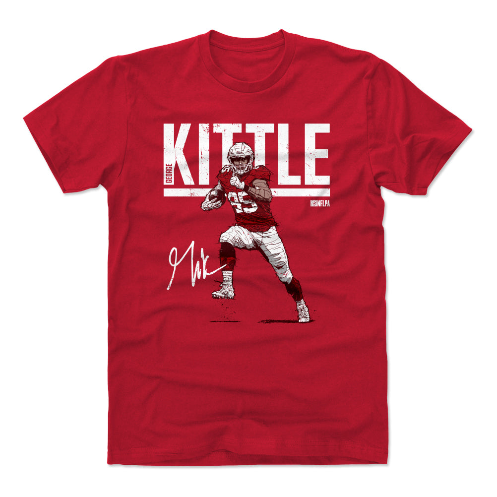 George Kittle Men's Cotton T-Shirt | 500 LEVEL