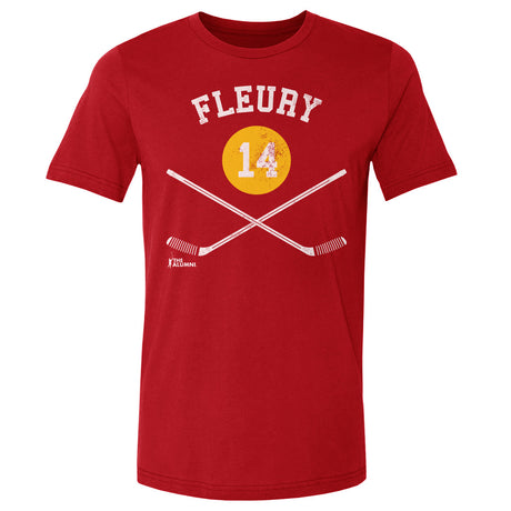 Theo Fleury Men's Cotton T-Shirt | 500 LEVEL