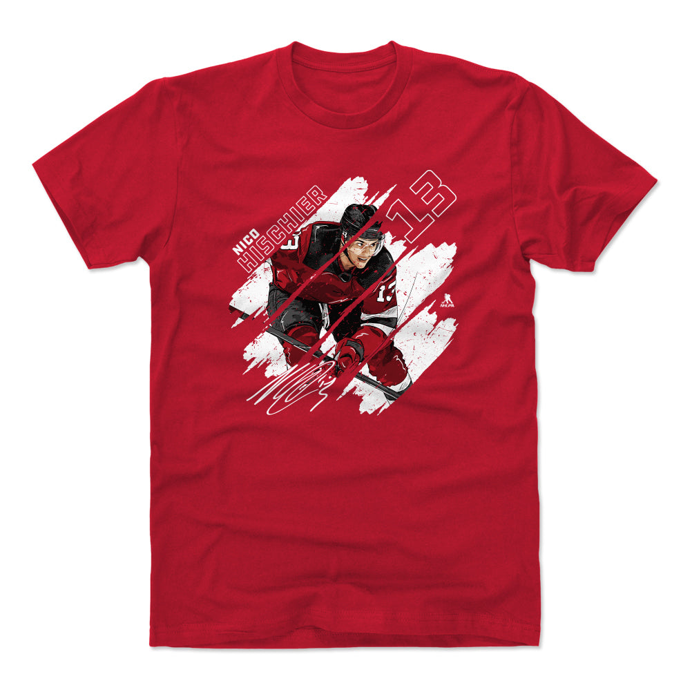 Nico Hischier Men's Cotton T-Shirt | 500 LEVEL