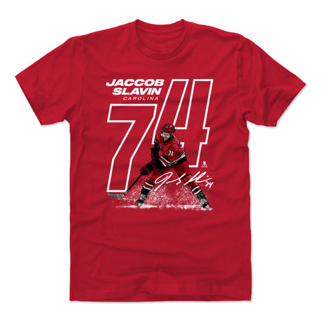Jaccob Slavin Men's Cotton T-Shirt | 500 LEVEL
