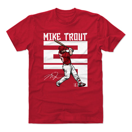 Mike Trout Men's Cotton T-Shirt | 500 LEVEL