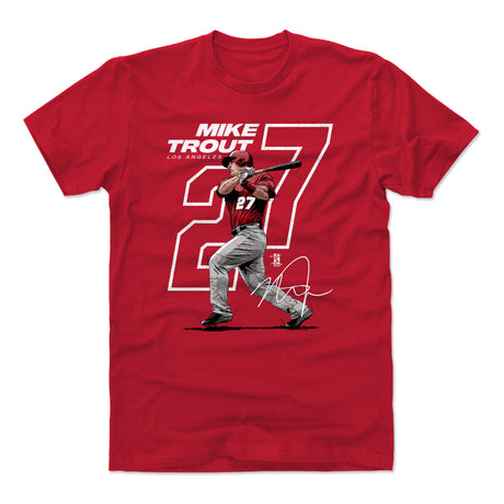 Mike Trout Men's Cotton T-Shirt | 500 LEVEL