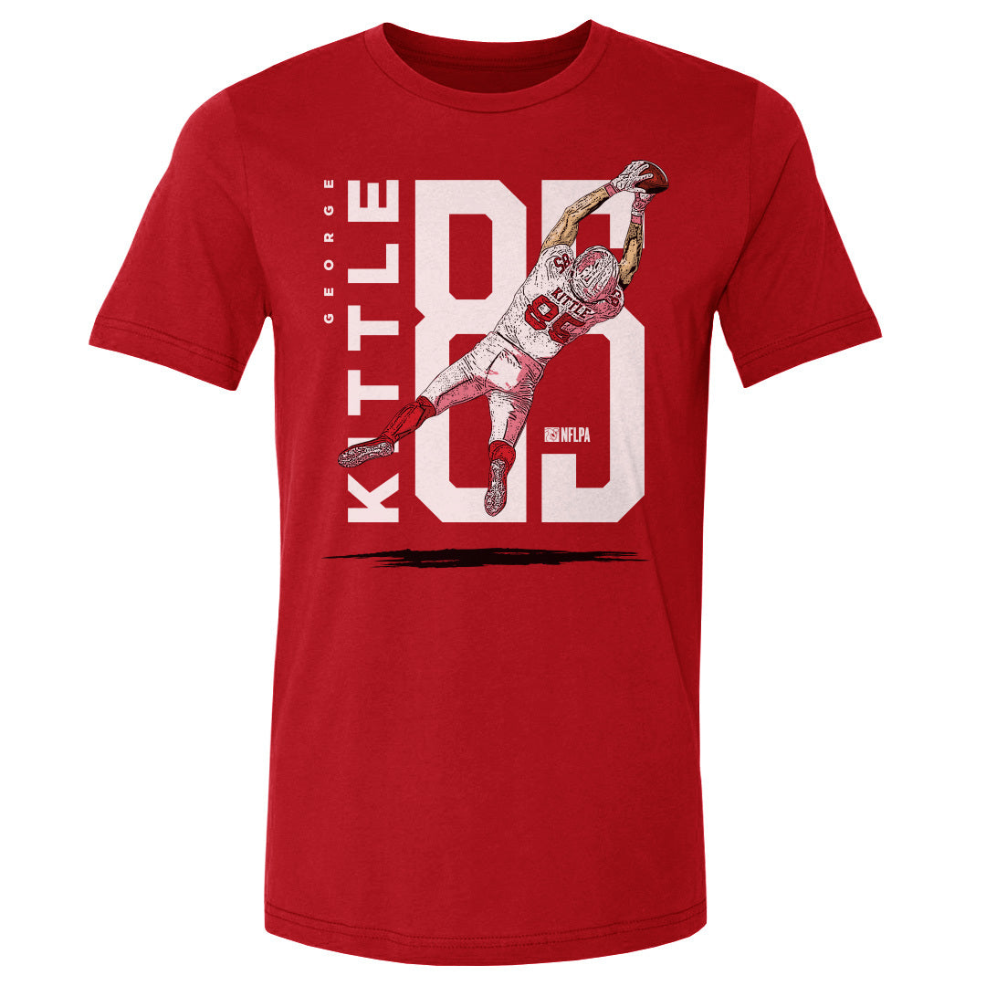 George Kittle Men's Cotton T-Shirt | 500 LEVEL
