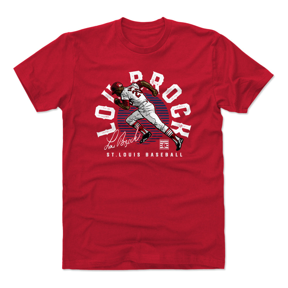Lou Brock Men's Cotton T-Shirt | 500 LEVEL