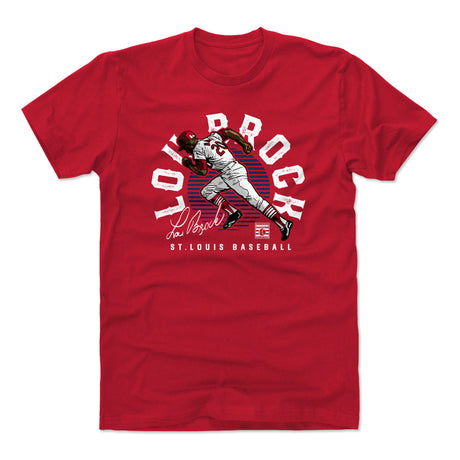 Lou Brock Men's Cotton T-Shirt | 500 LEVEL