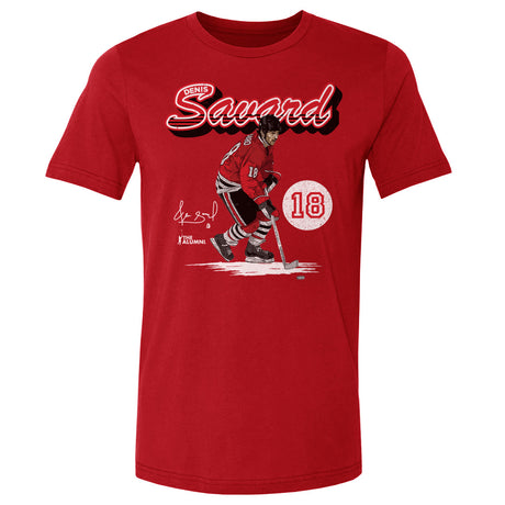 Denis Savard Men's Cotton T-Shirt | 500 LEVEL