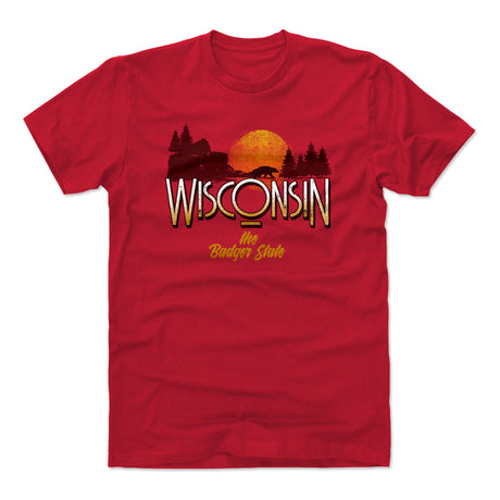 Wisconsin Men's Cotton T-Shirt | 500 LEVEL