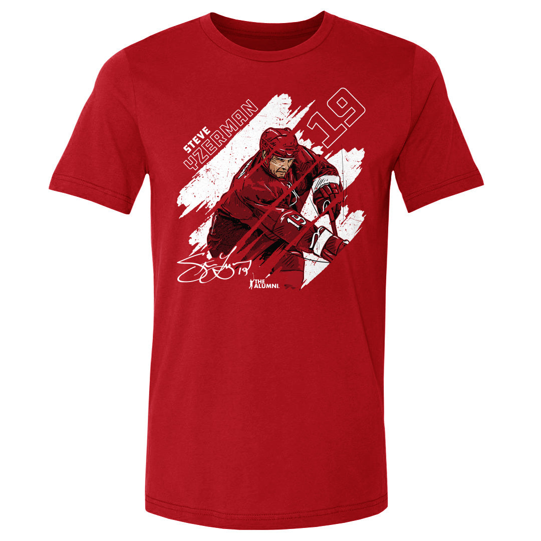 Steve Yzerman Men's Cotton T-Shirt | 500 LEVEL