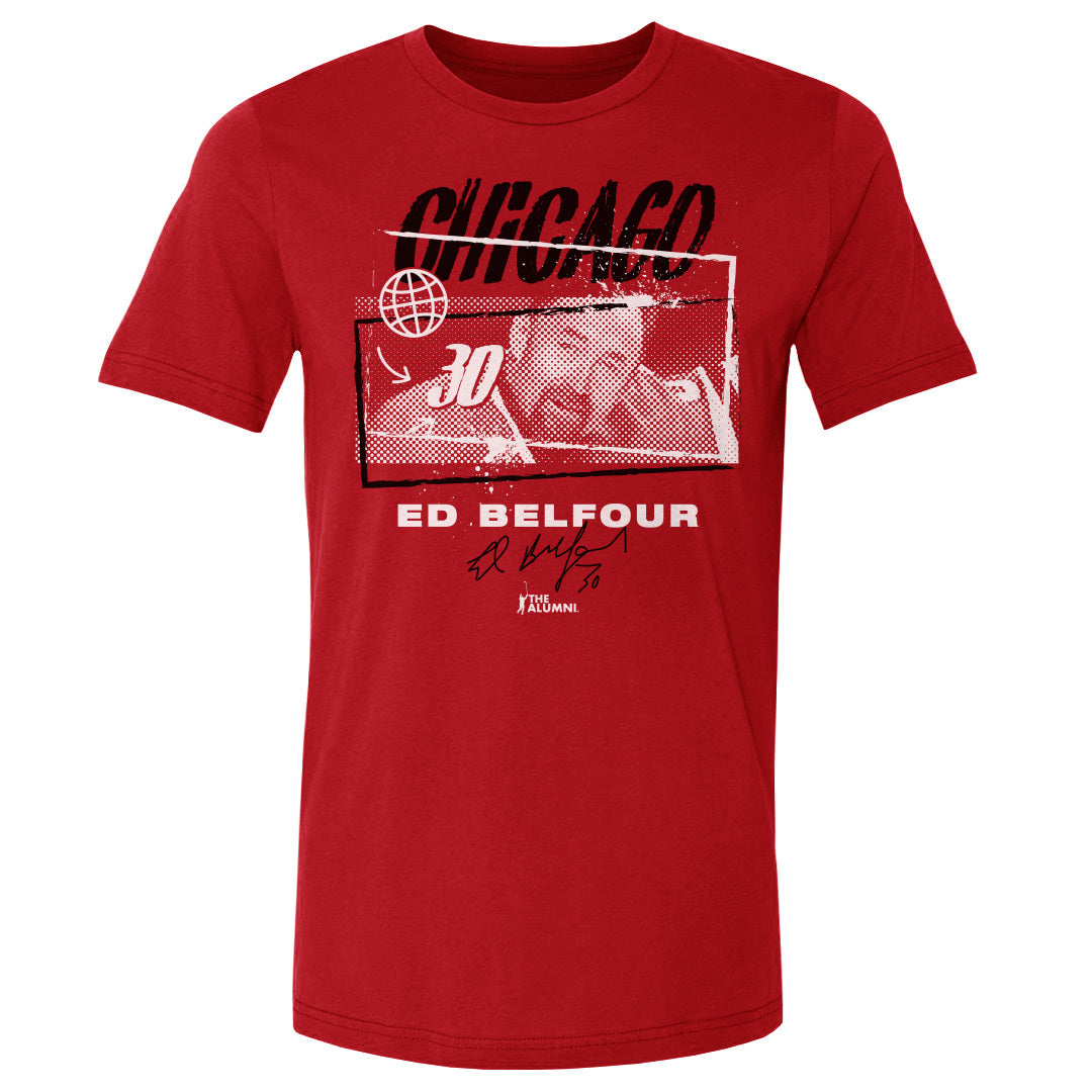 Ed Belfour Men's Cotton T-Shirt | 500 LEVEL
