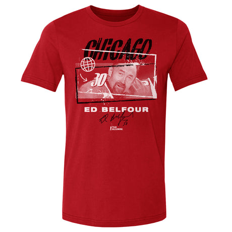 Ed Belfour Men's Cotton T-Shirt | 500 LEVEL