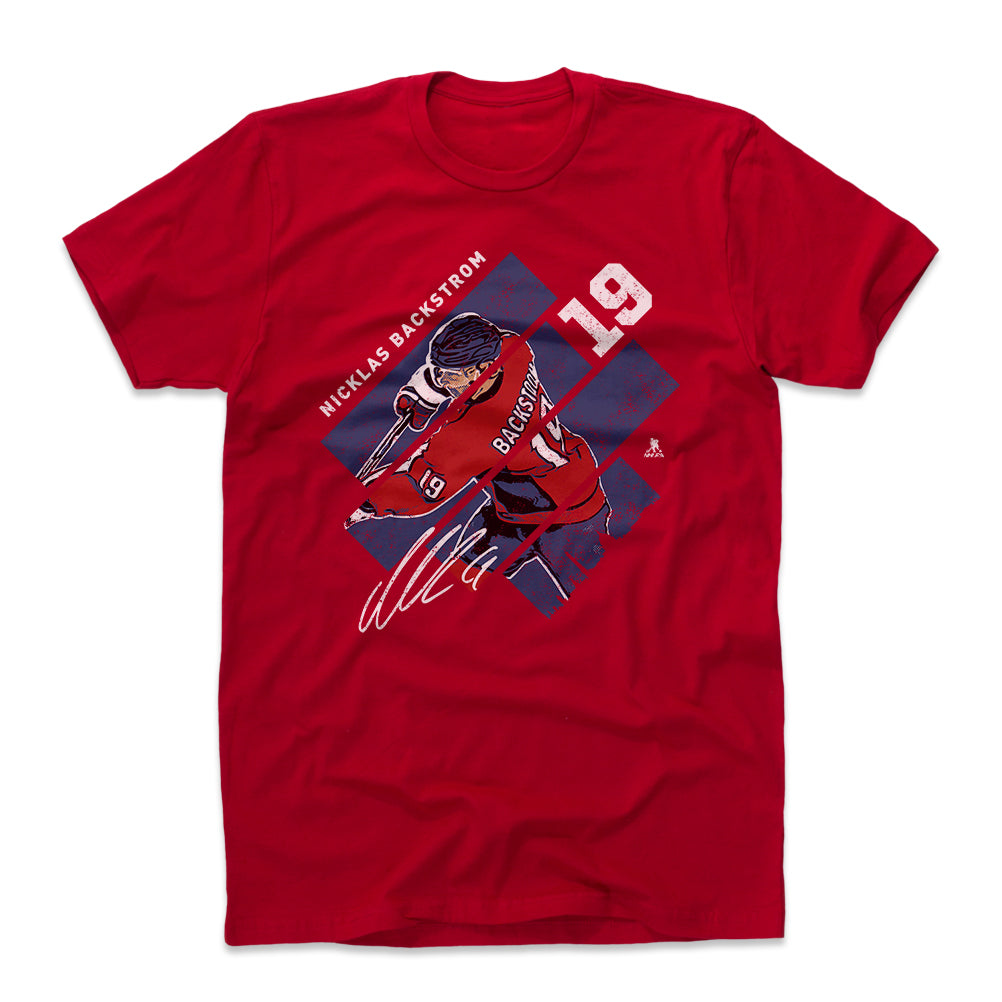 Nicklas Backstrom Men's Cotton T-Shirt | 500 LEVEL