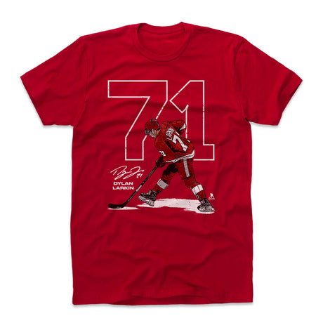Dylan Larkin Men's Cotton T-Shirt | 500 LEVEL