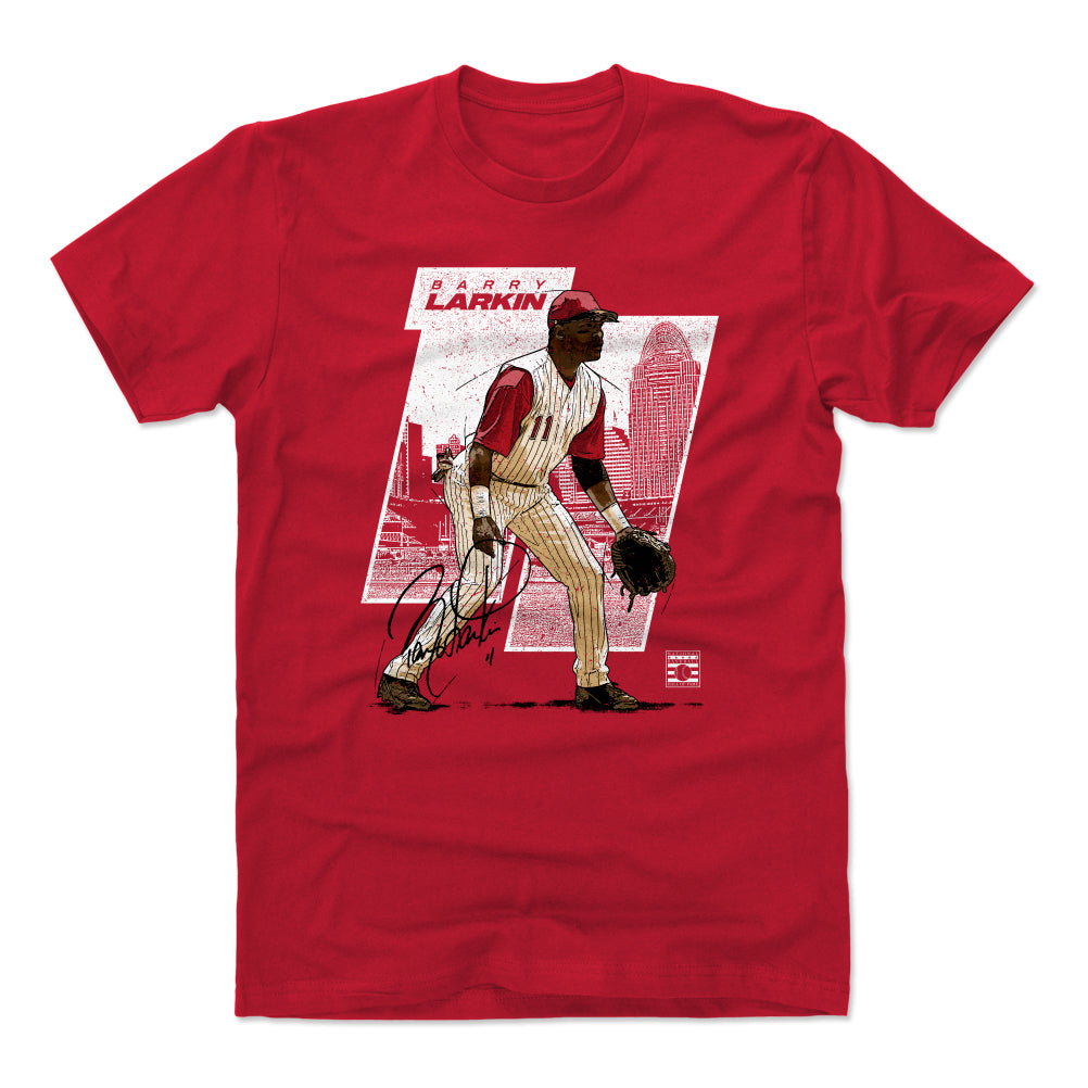 Barry Larkin Men's Cotton T-Shirt | 500 LEVEL