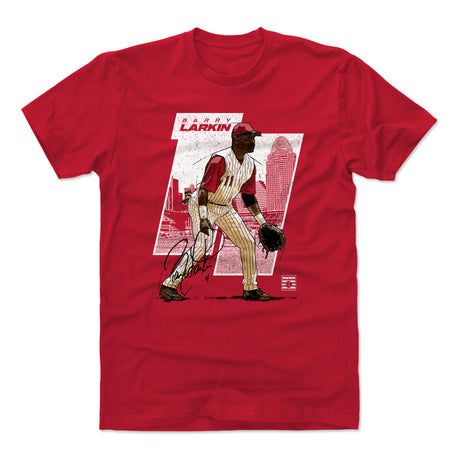 Barry Larkin Men's Cotton T-Shirt | 500 LEVEL