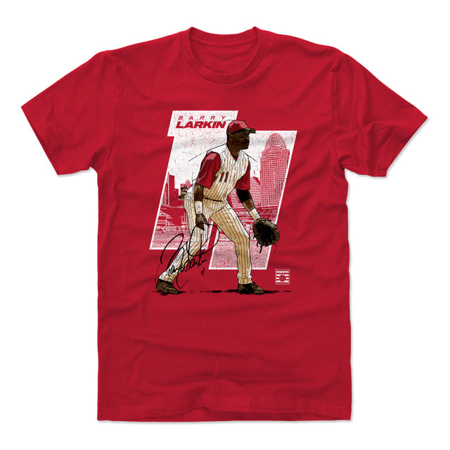 Barry Larkin Men's Cotton T-Shirt | 500 LEVEL