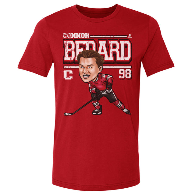 Connor Bedard Men's Cotton T-Shirt | 500 LEVEL