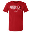 Frederik Andersen Men's Cotton T-Shirt | 500 LEVEL